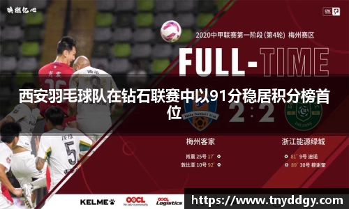 西安羽毛球队在钻石联赛中以91分稳居积分榜首位